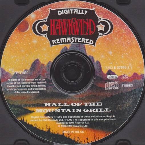 Hall Of The Mountain Grill (Wydanie 1996 DIGIPACK) [VG]