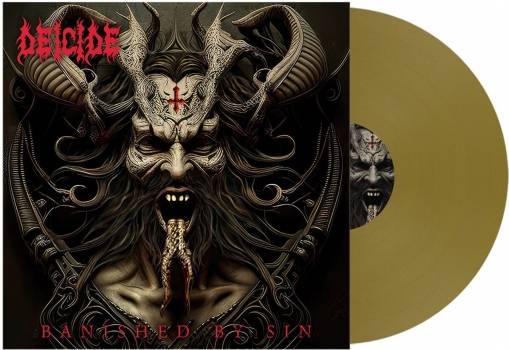 Okładka Deicide - Banished By Sin LP GOLD