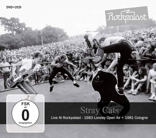 Okładka Stray Cats - Live At Rockpalast – 1983 Loreley Open Air + 1981 Cologne CDDVD