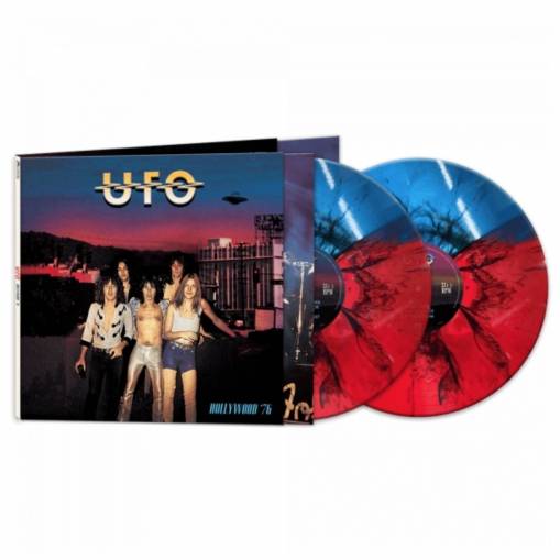 Okładka UFO - Hollywood 76 LP SPLATTER With BLACK