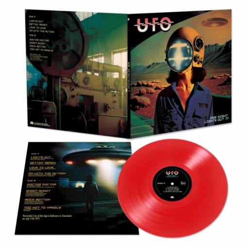 Okładka UFO - One Night Lights Out 77 LP RED