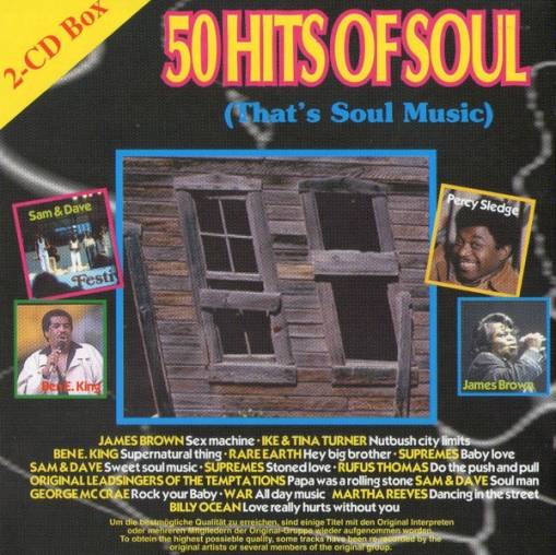 Okładka Various - 50 Hits Of Soul (That's Soul Music) [EX]