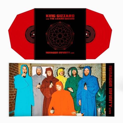 Okładka King Gizzard & The Lizard Wizard - Nonagon Infinity Live LP RED