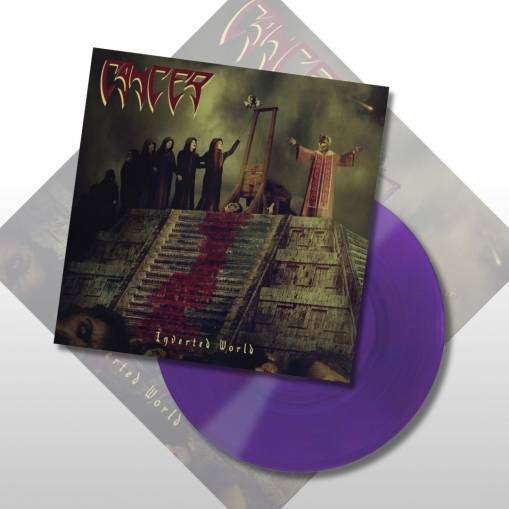 Okładka Cancer - Inverted World LP PURPLE