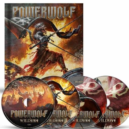 Okładka Powerwolf - Wildlive Live At Olympiahalle BLURAYDVDCD