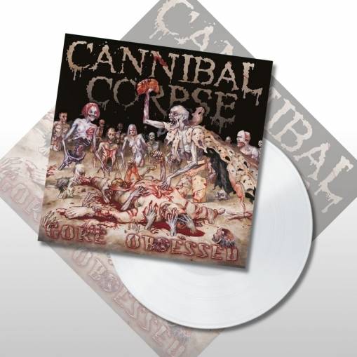 Okładka Cannibal Corpse - Gore Obsessed LP WHITE