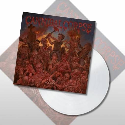 Okładka Cannibal Corpse - Chaos Horrific LP WHITE