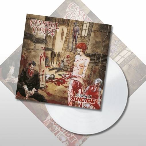Okładka Cannibal Corpse - Gallery Of Suicide LP WHITE