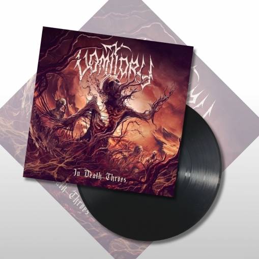 Okładka Vomitory - In Death Throes LP BLACK