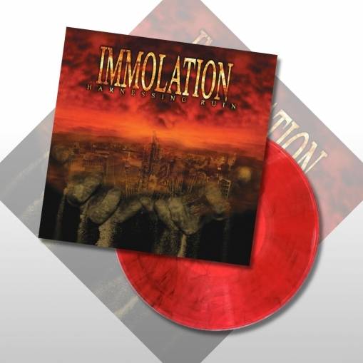 Okładka Immolation - Harnessing Ruin LP MARBLED