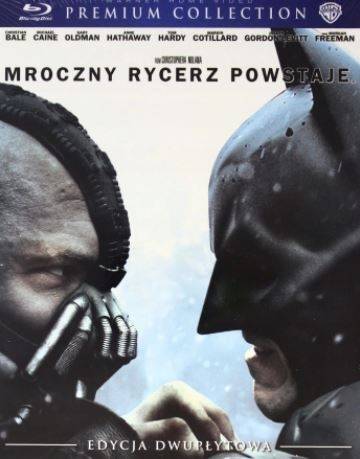 Okładka Christopher Nolan - MROCZNY RYCERZ POWSTAJE (2 BD) PREMIUM COLLECTION