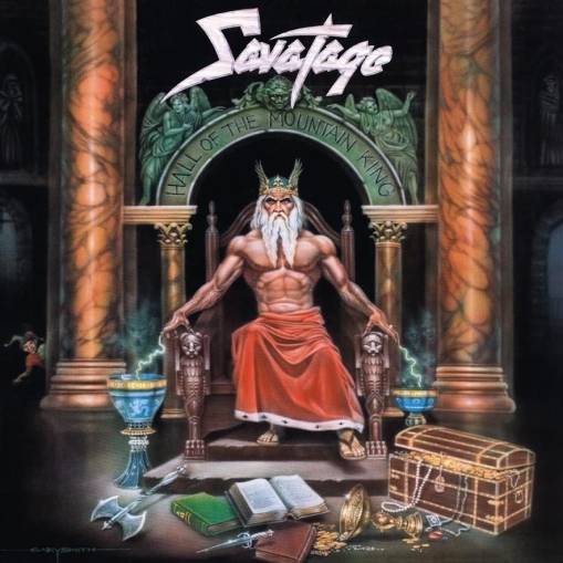 Okładka Savatage - Hall Of The Mountain King LP GOLD