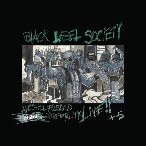 Okładka Black Label Society - Alcohol Fueled Brewtality Live LP SPLATTER RSD