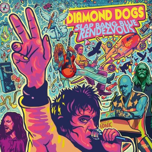 Okładka Diamond Dogs - Slap Bang Blue Rendezvous