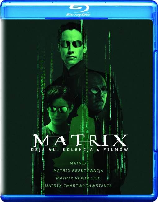 Okładka Lana Wachowski - MATRIX DEJA VU. KOLEKCJA 4 FILMÓW (4 BD)