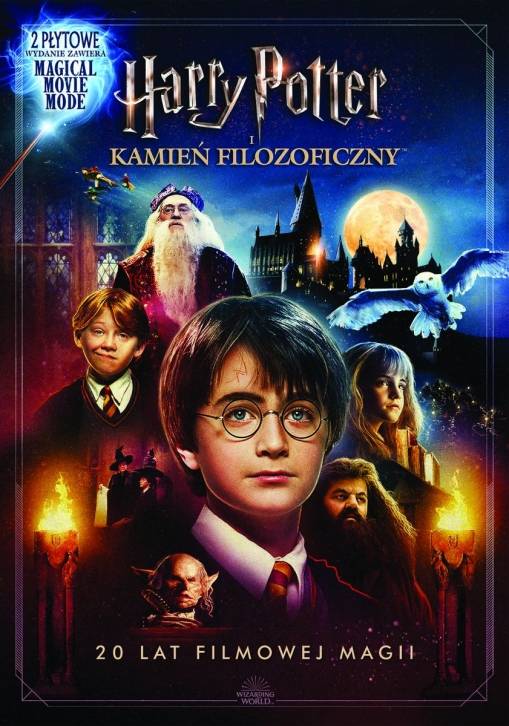 Okładka Chris Columbus - HARRY POTTER I KAMIEŃ FILOZOFICZNY. MAGICAL MOVIE MODE (2 DVD)