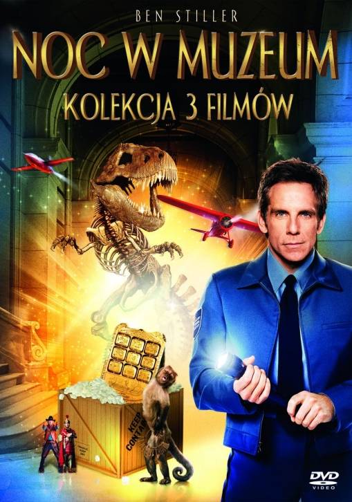 Okładka Shawn Levy - NOC W MUZEUM 1-3 PAKIET (3DVD)