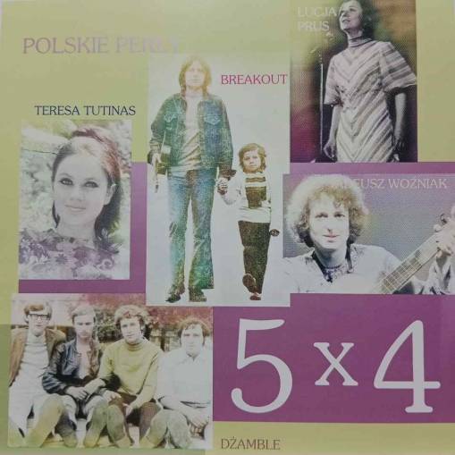 Okładka Various - 5 X 4 Polskie Perły (Teresa Tutinas, Breakout, Lucja Prus, Tadeusz Woźniak, Dżamble) [EX]