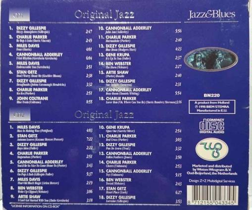 Jazz&Blues: Original Jazz (2CD) [EX]