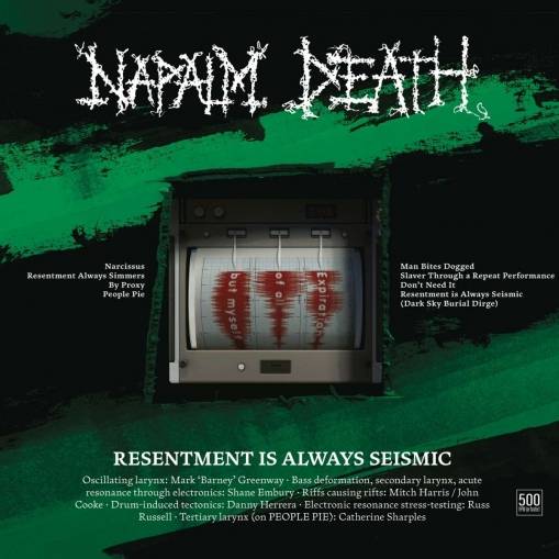 Okładka Napalm Death - Resentment is Always Seismic - a final throw of Throes