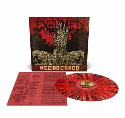 Okładka Exhumed - Necrocracy LP SPLATTER