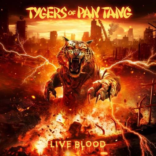 Okładka Tygers Of Pan Tang - Live Blood LP BLACK