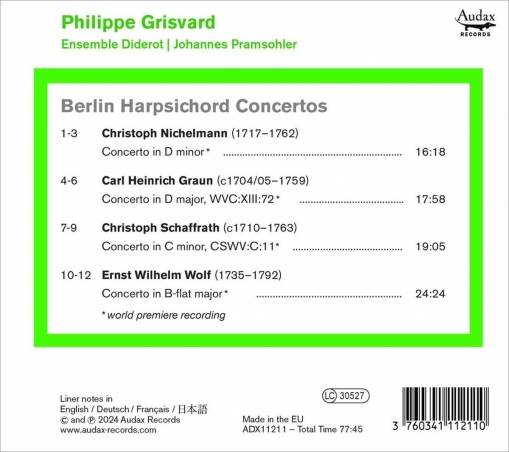 Berlin Harpsichord Concertos