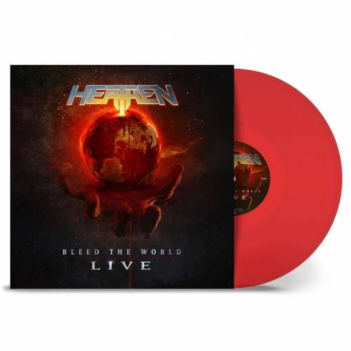 Okładka Heathen - Bleed The World Live LP RED