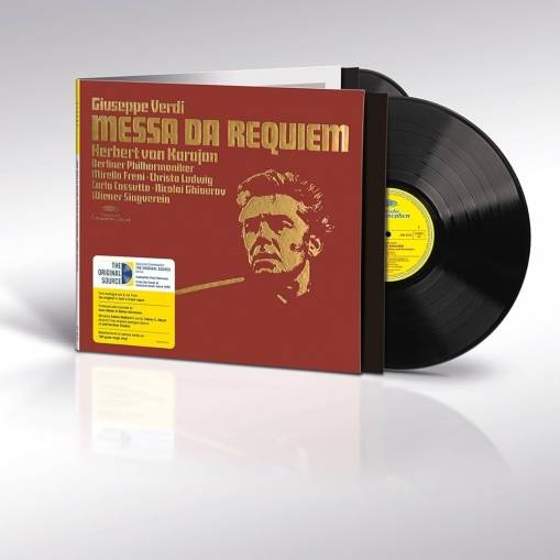 Okładka KARAJAN, HERBERT VON/ BERLINER PHILHARMONIKER - VERDI: MASSA DA REQUIEM (2LP) (OSS)