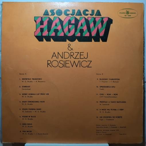 Asocjacja Hagaw & Andrzej Rosiewicz (LP / czyt. opis) [EX]