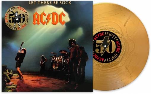 Okładka AC/DC - Let There Be Rock (50th Anniversary Gold Color Vinyl)