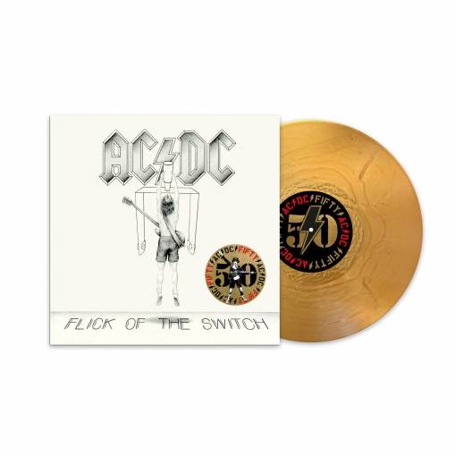 Okładka AC/DC - Flick Of The Switch (50th Anniversary Gold Color Vinyl)