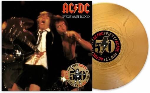 Okładka AC/DC - If You Want Blood You've Got It (50th Anniversary Gold Color Vinyl)