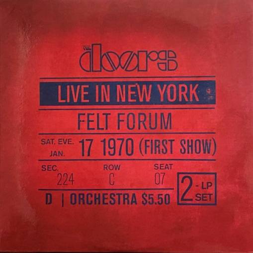 Okładka DOORS, THE - LIVE IN NEW YORK