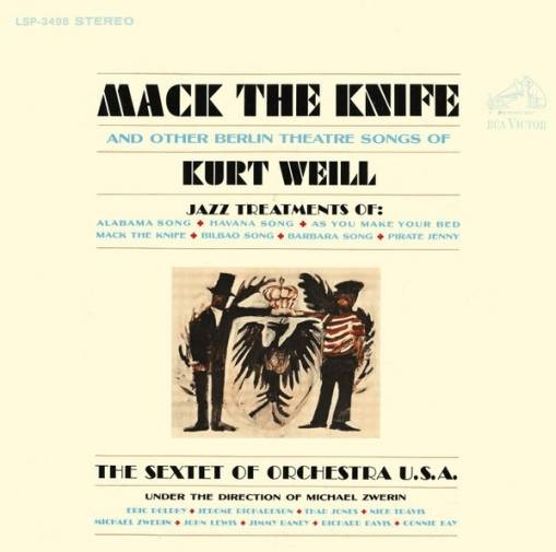 Okładka The Sextet Of Orchestra U.S.A. - Mack The Knife And Other Berlin Theatre Songs Of Kurt Weill [NM]