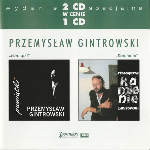 Okładka Przemysław Gintrowski - Pamiątki / Kamienie (2002 POMATON EMI) (2CD) [VG]