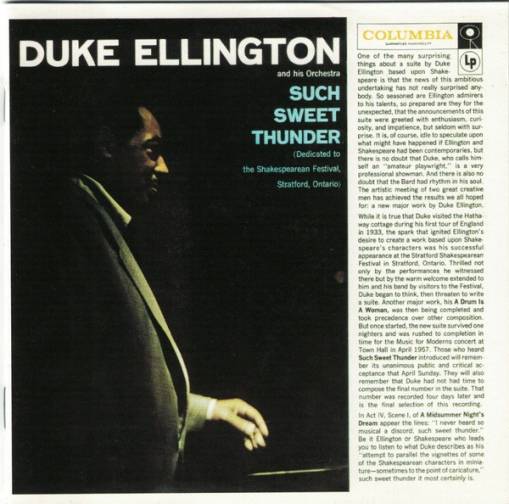 Okładka Duke Ellington And His Orchestra - Such Sweet Thunder [NM]
