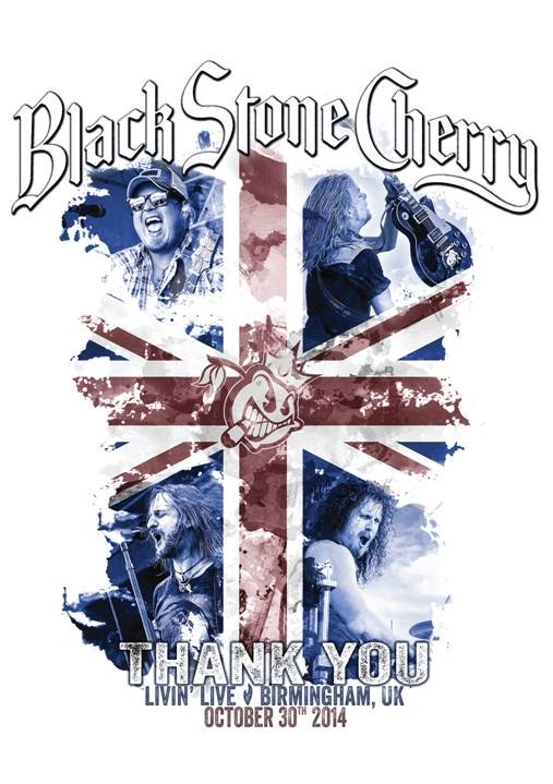 Okładka Black Stone Cherry - Thank You, Livin' Live, Birmingham, UK 2014 *NOWA (NTSC)[DVD]