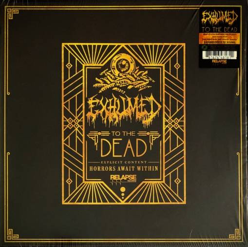 Okładka Exhumed - To The Dead LP MUSTARD