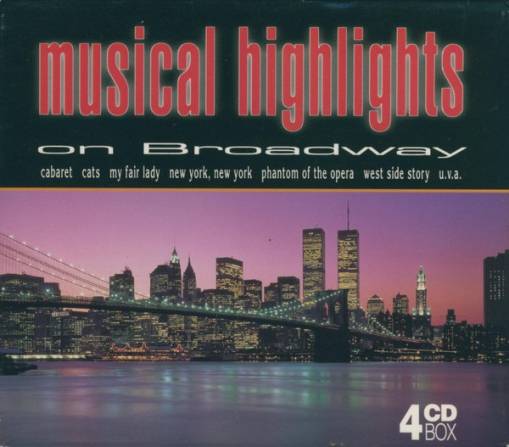 Okładka The New York Theater Broadway Choir - Musical Highlights On Broadway (4CD) (Czyt. Opis) [NM]