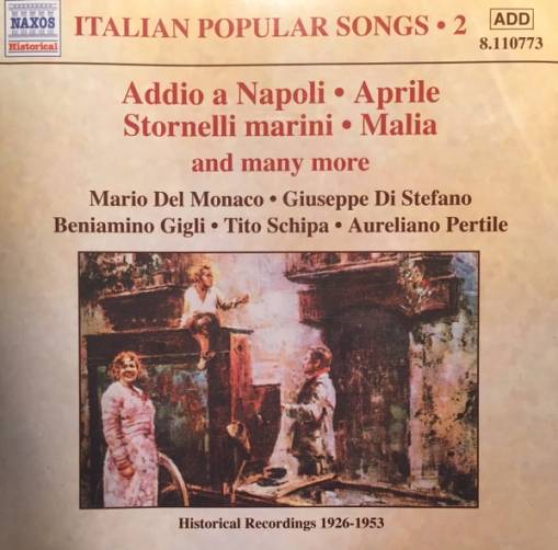 Okładka Various - Italian Popular Songs 2 - Addio A Napoli / Aprile / Stornelli Marina / Malia And Many More [EX]