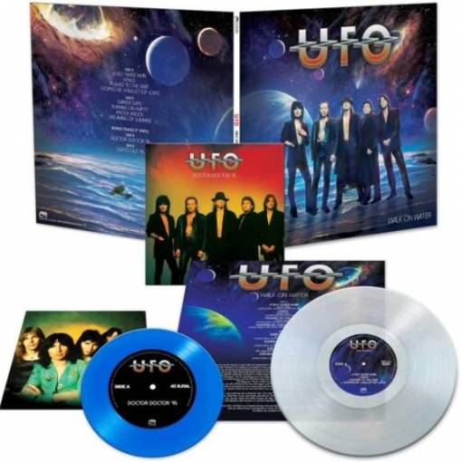 Okładka UFO - Walk On Water LP CLEAR BLUE