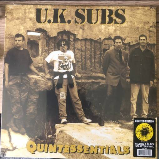 Okładka UK Subs - Quintessentials LP SPLATTER