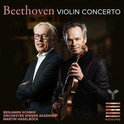 Okładka Beethoven - Violin Concerto Andante Cantabile Orch Liszt Orchester Wiener Akademie Haselbock Schmid