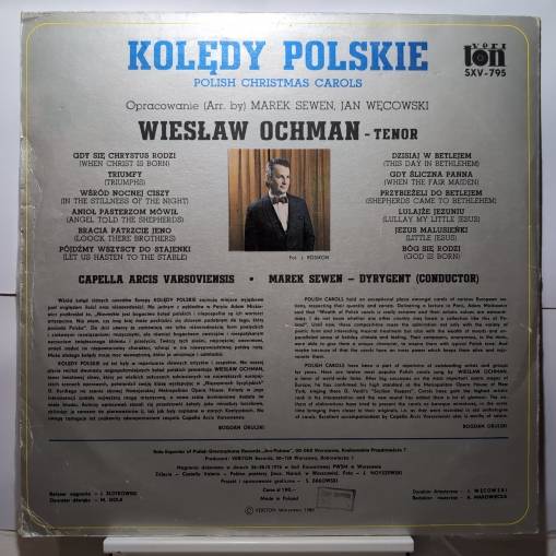 Kolędy Polskie. Polish Christmas Carols (LP) [NM]