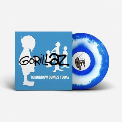 Okładka GORILLAZ - TOMORROW COMES TODAY (LIMITED BLUE & WHITE VINYL, 4 TRACK EP)