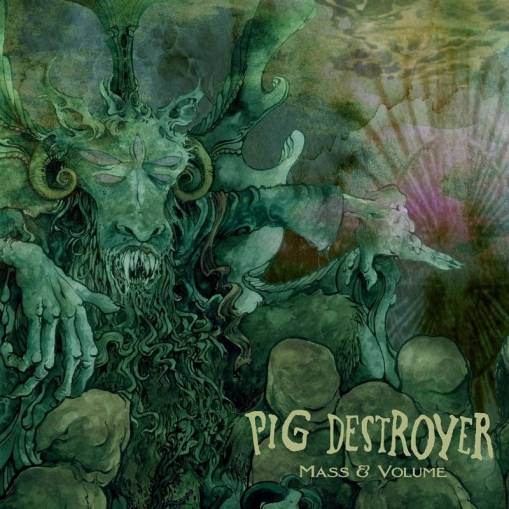 Okładka Pig Destroyer - Mass & Volume LP MARBLED