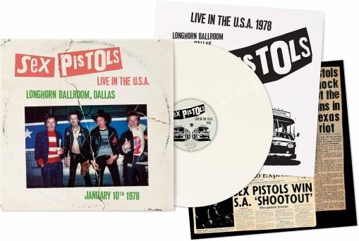 Okładka SEX PISTOLS - LIVE IN THE USA 1978 - DALLAS (LP WHITE)