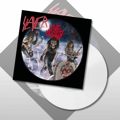 Okładka Slayer - Live Undead LP WHITE