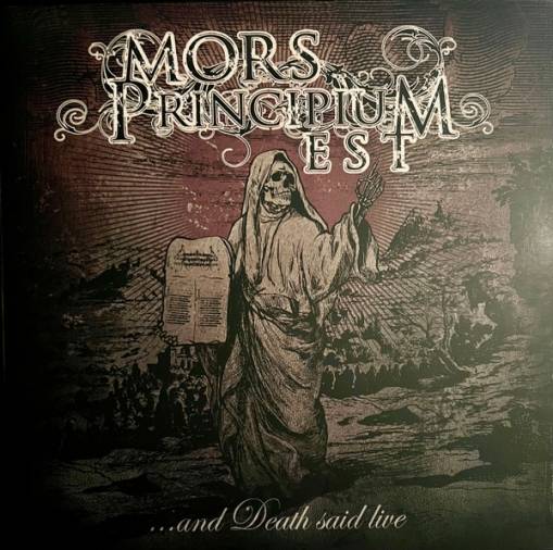 Okładka Mors Principium Est - …And Death Said Live LP SPLATTER
